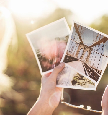 Revelação de fotos quadradas
