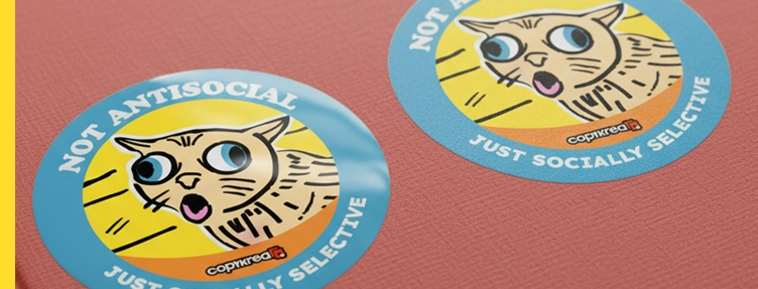 Autocolantes de vinil  