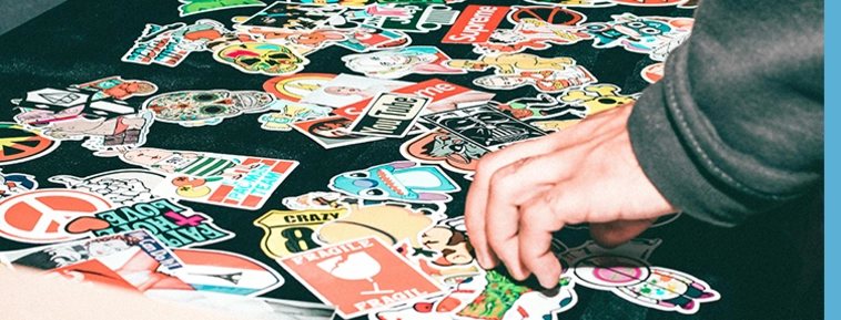 Autocolantes de vinil  