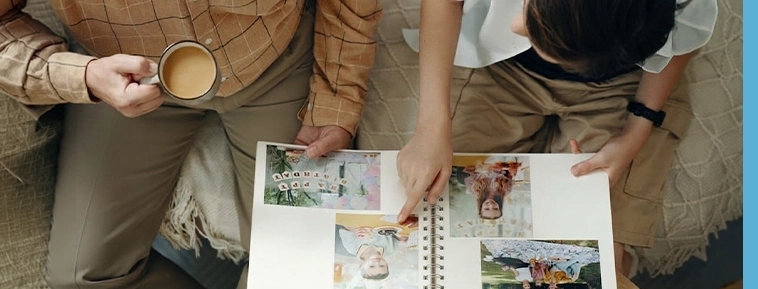 Álbum de Fotos em Espiral