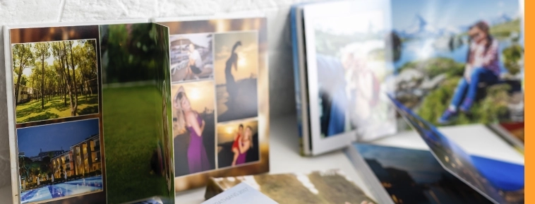 Álbum de Fotos com Capa Dura