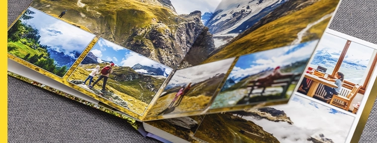 Álbum de Fotos com Capa Dura